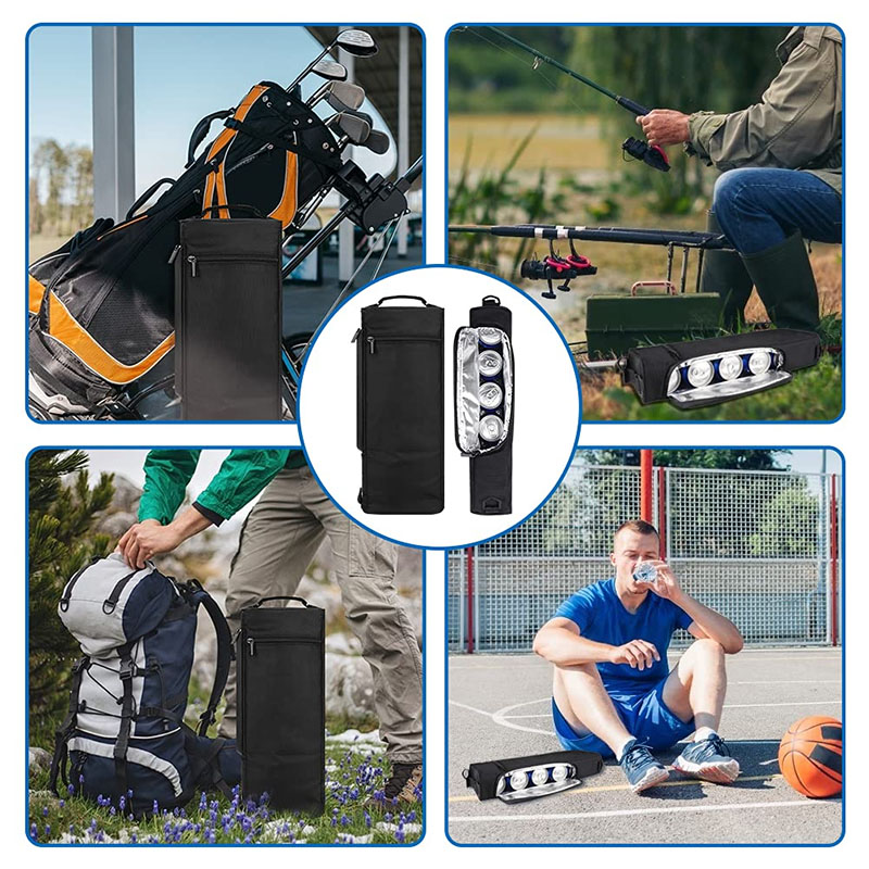 Golf bag cooler sleeve