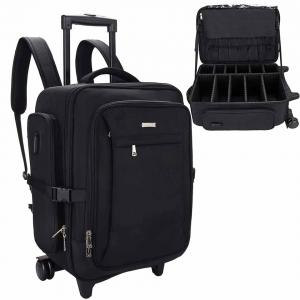 Wholesale Rolling Makeup Case Makeup Backpack