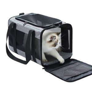 Collapsible Soft-Sided Travel Puppy Carrier Bag